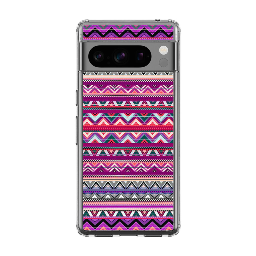 Purple Aztec Art Google Pixel 8 Pro Case