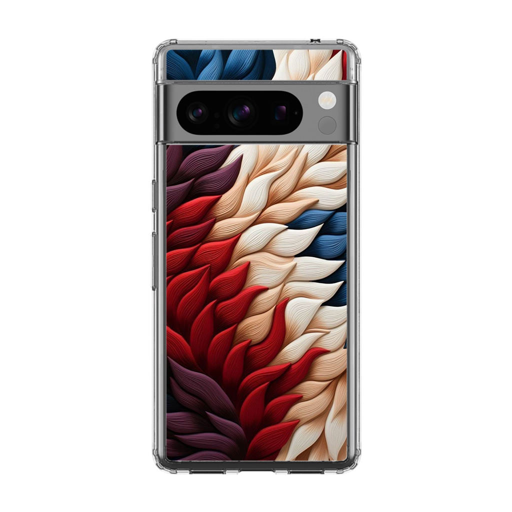 Colorful Feathers Art Google Pixel 8 Pro Case