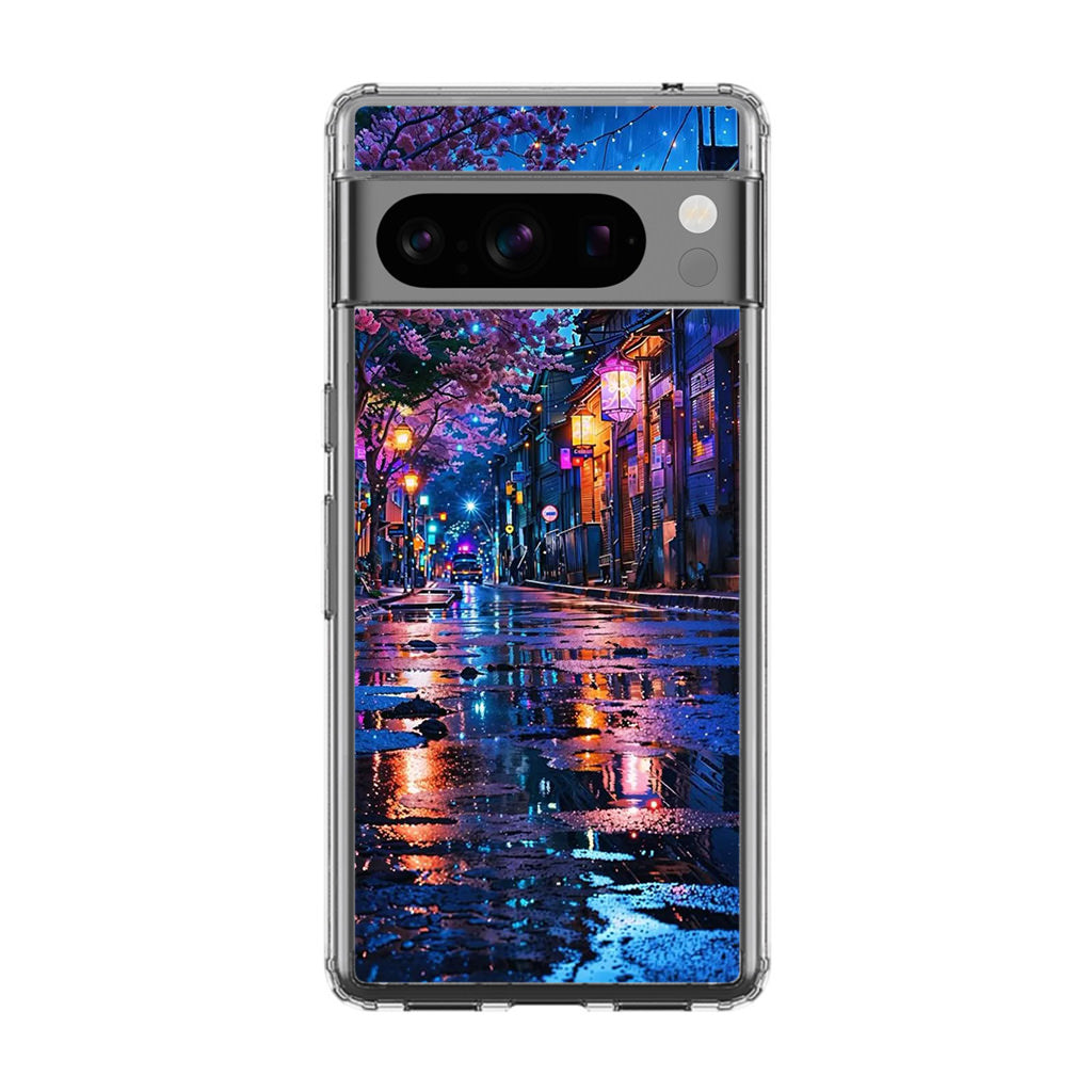 Midnight Sakura Glow Google Pixel 8 Pro Case
