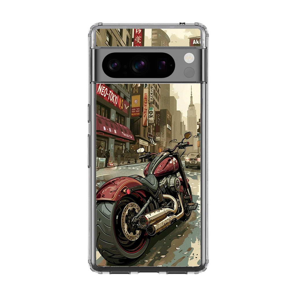 Motorcycle In Tokyo Streets Google Pixel 8 Pro Case
