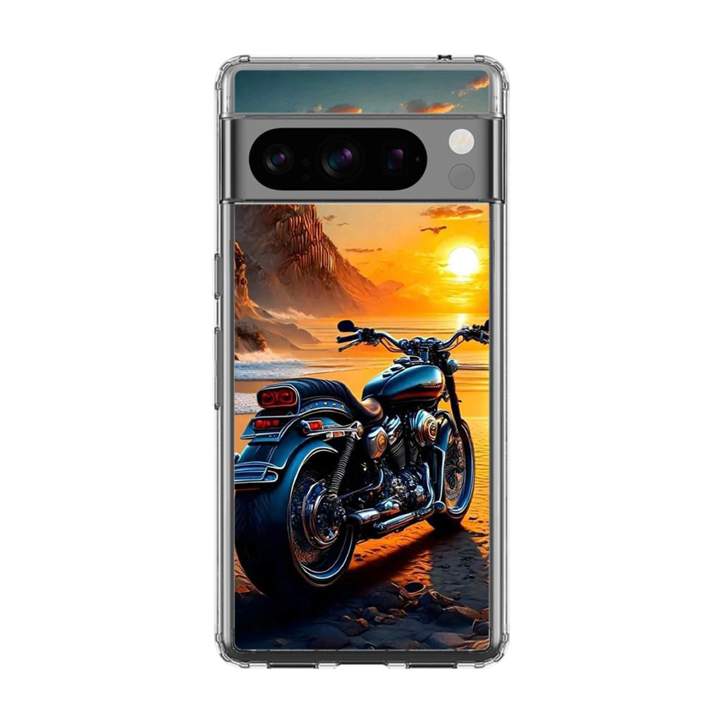 Ride Into the Blaze Google Pixel 8 Pro Case