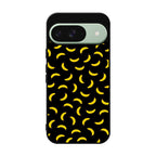 Bananas Fruit Pattern Black Google Pixel 9 Case
