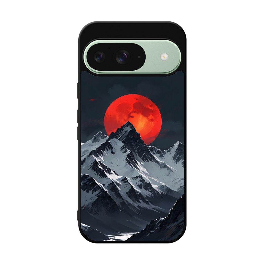 Crimson Eclipse The Mountain Google Pixel 9 Case