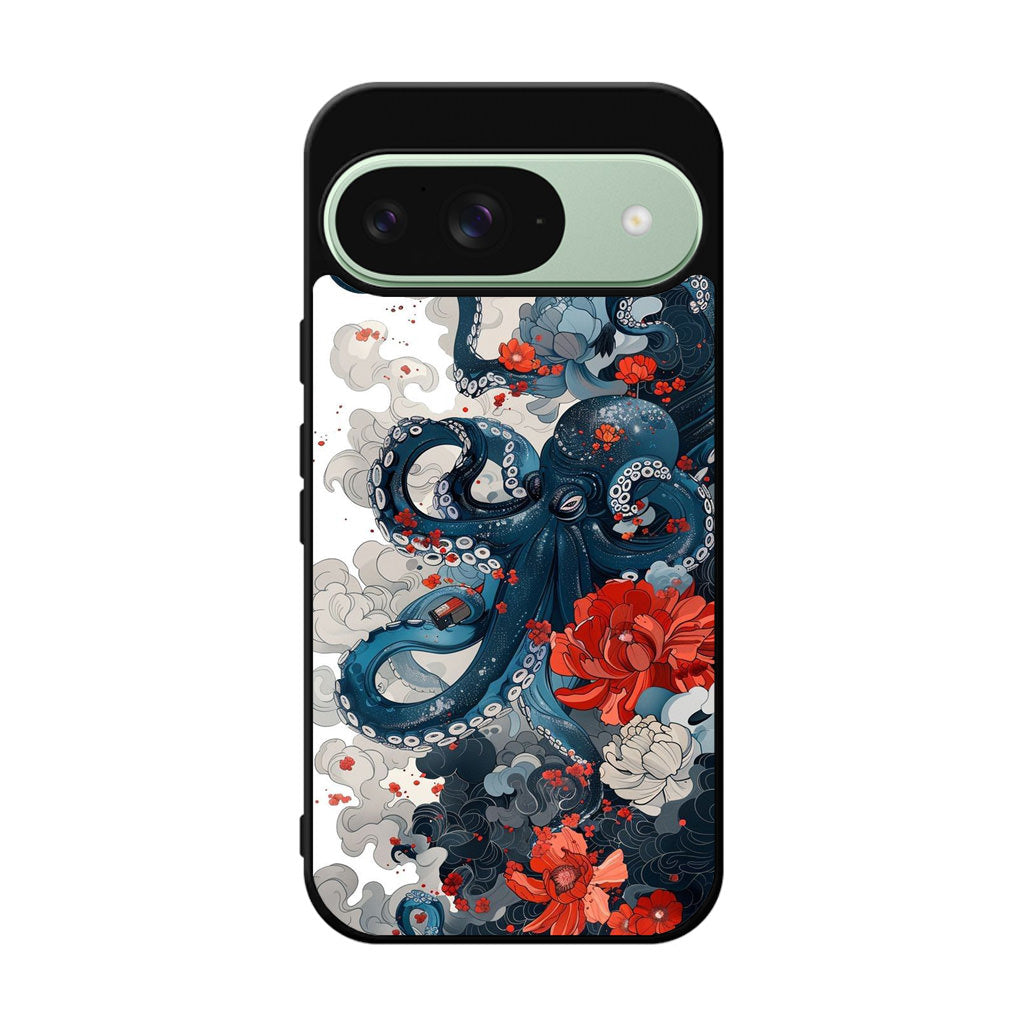 Floral Kraken Google Pixel 9 Case