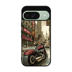 Motorcycle In Tokyo Streets Google Pixel 9 Case