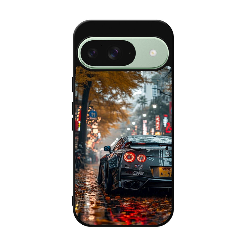 Neon Drift Autumn Streets Google Pixel 9 Case