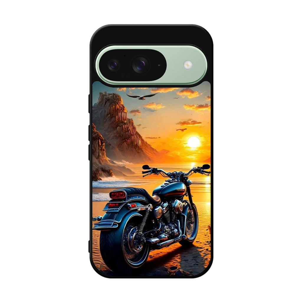 Ride Into the Blaze Google Pixel 9 Case