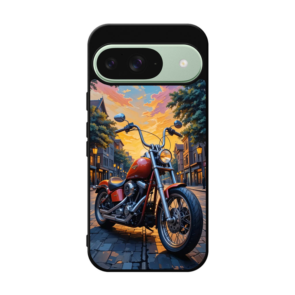 Sunset Thunder Ride Into the Glow Google Pixel 9 Case