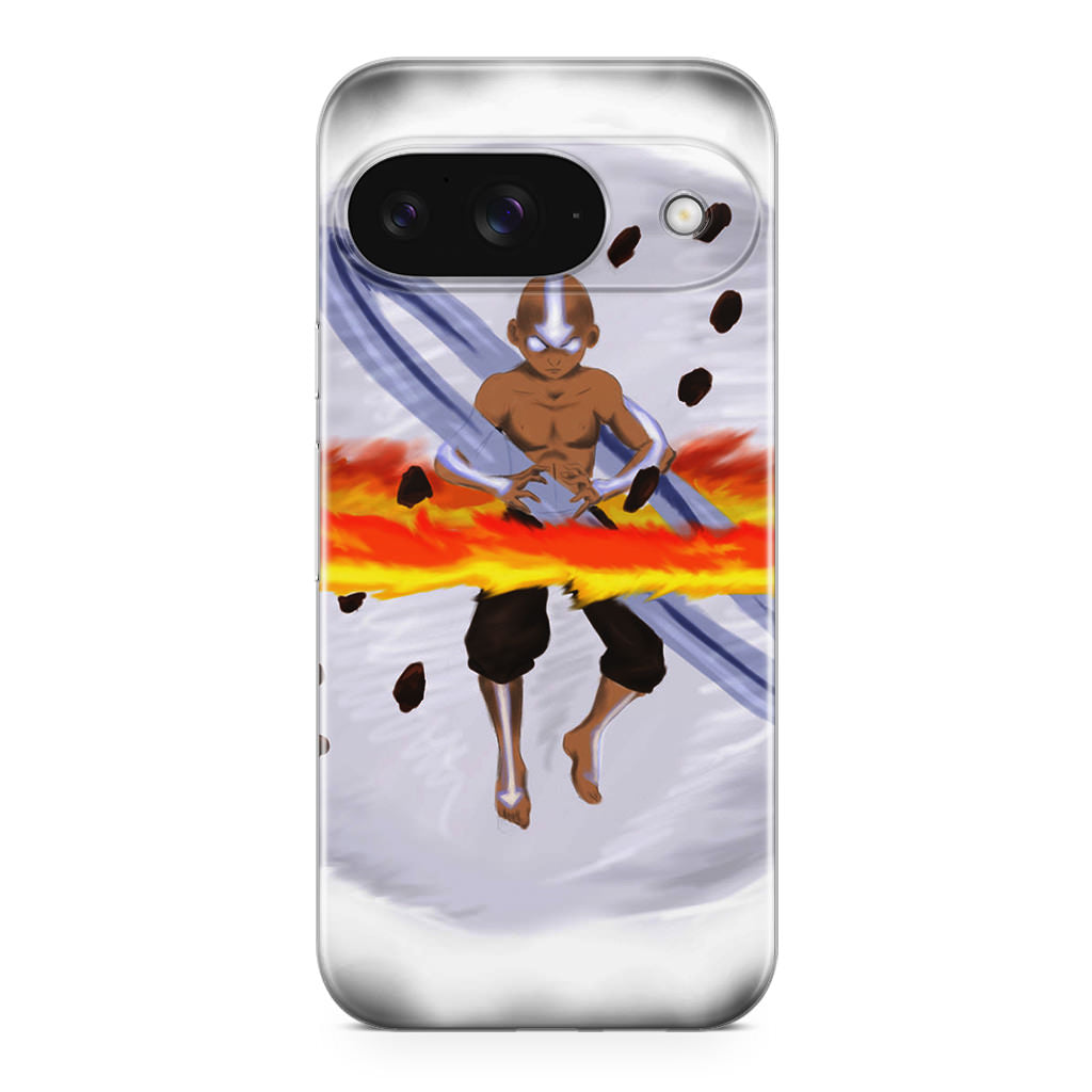 Avatar Aang Controls Four Elements Google Pixel 9 Case