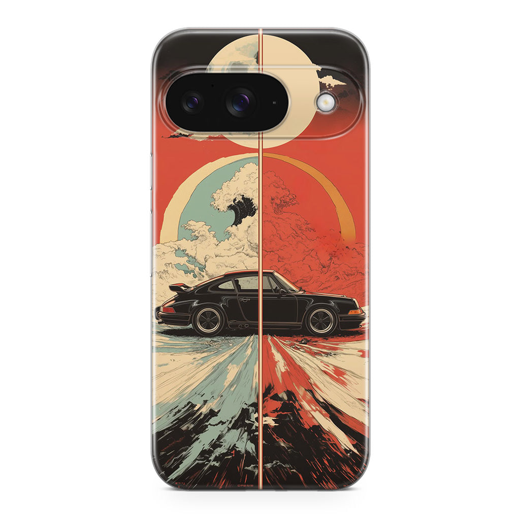 Duality Drive Moonlight and Magma Google Pixel 9 Case