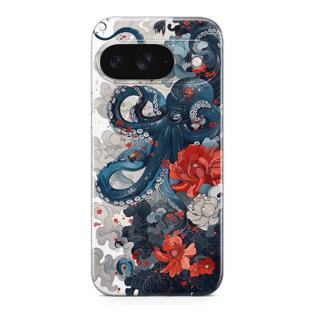 Floral Kraken Google Pixel 9 Case