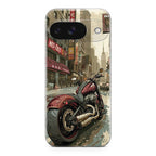 Motorcycle In Tokyo Streets Google Pixel 9 Case