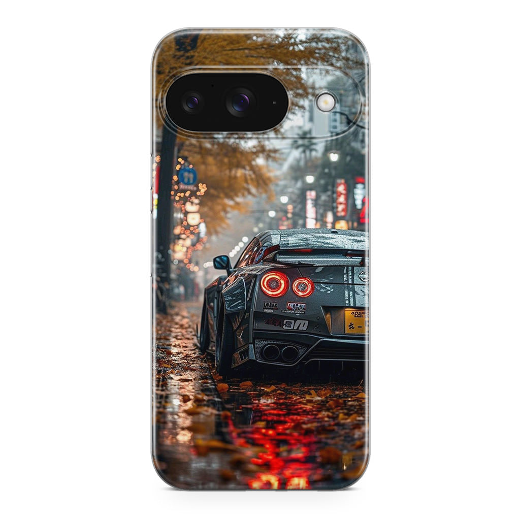 Neon Drift Autumn Streets Google Pixel 9 Case