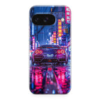 Neon Midnight Drift Tokyo Rain Google Pixel 9 Case