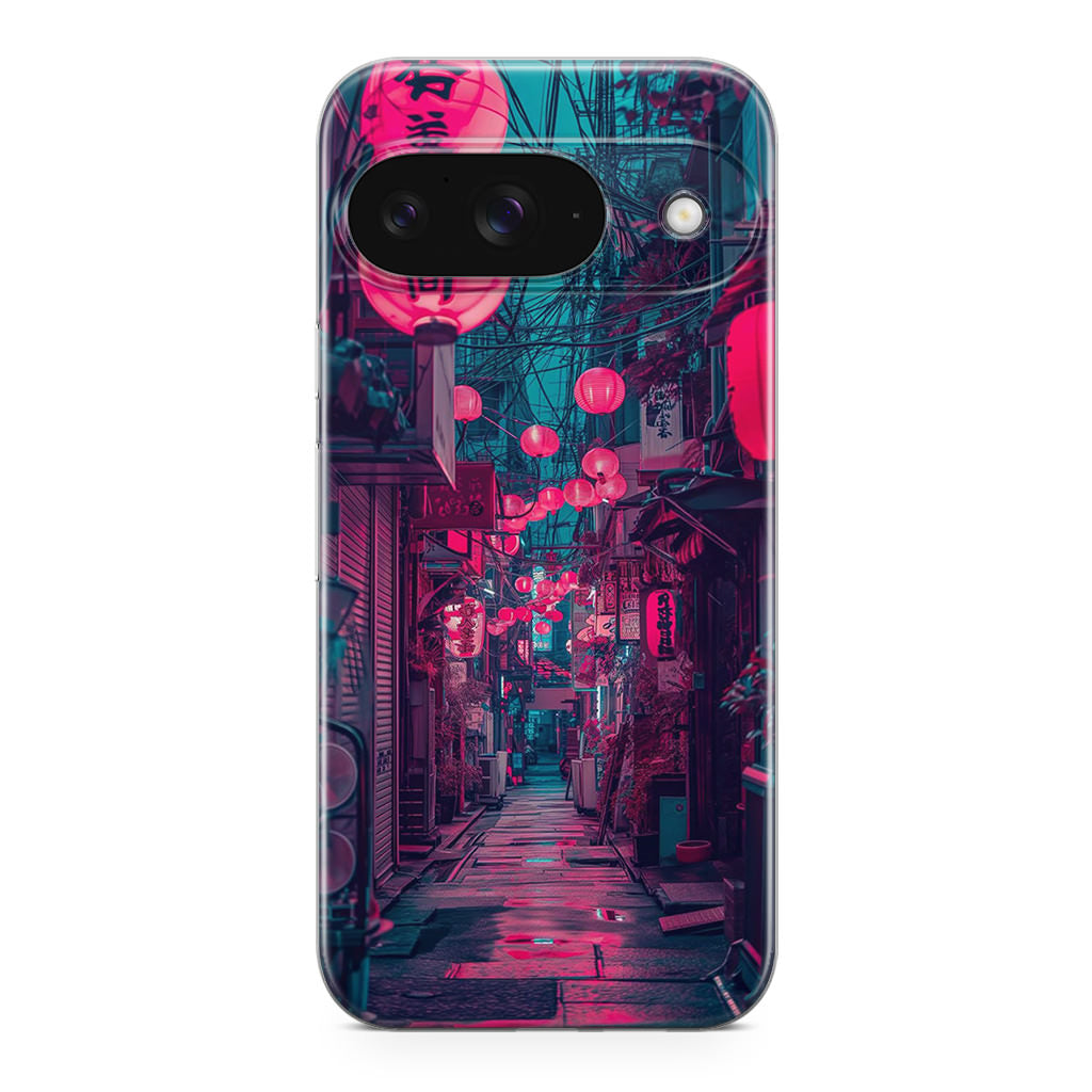 Neon Veins of the Night Market Google Pixel 9 Case