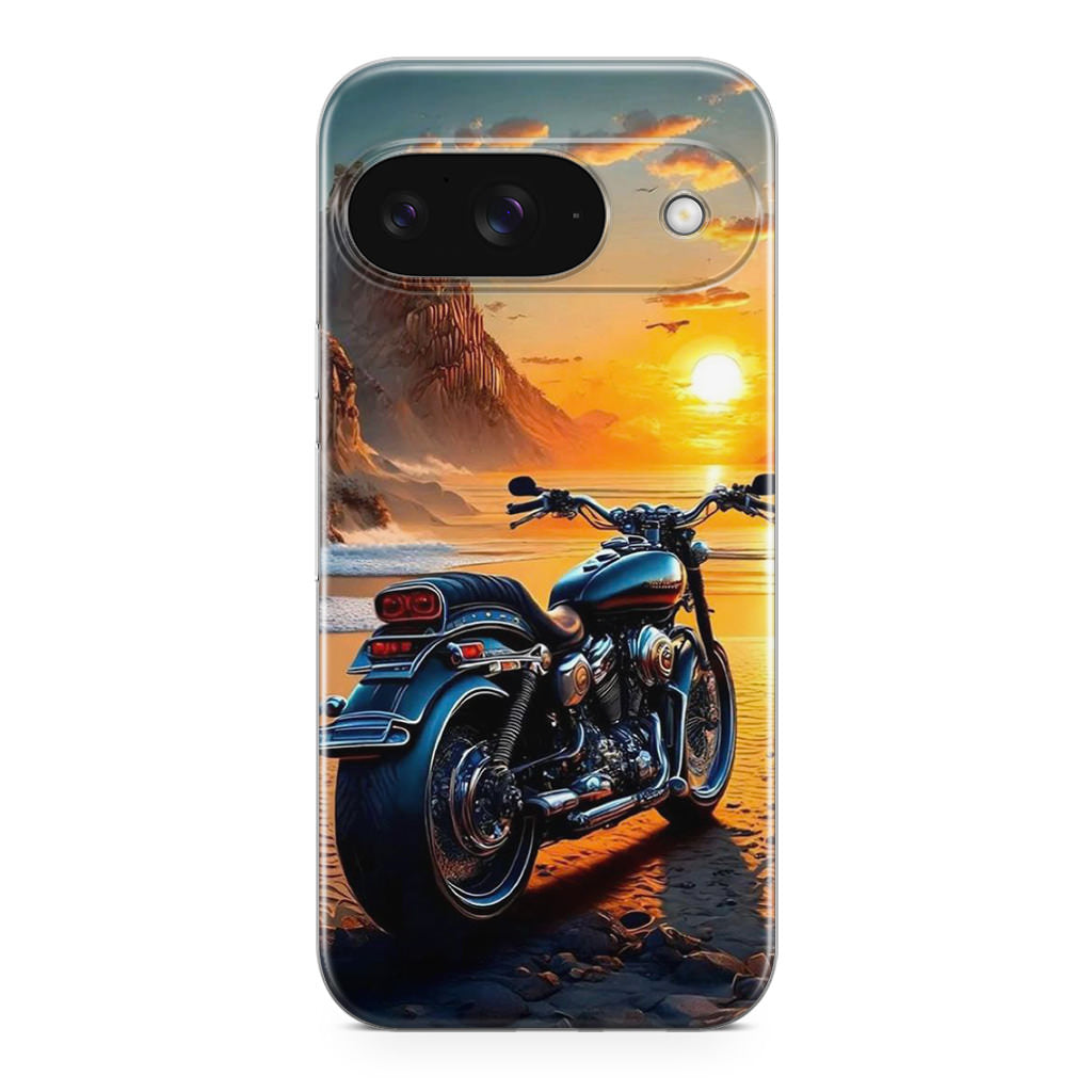 Ride Into the Blaze Google Pixel 9 Case