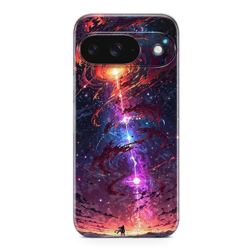 Stargazer at the Axis of Creation Google Pixel 9 Case