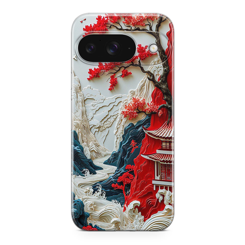 Whispers of the Crimson Zen Google Pixel 9 Case