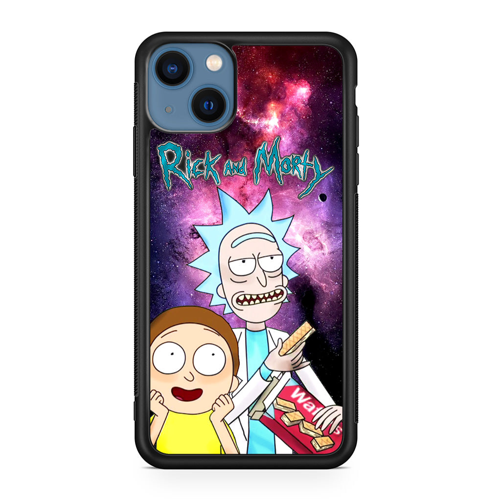 Rick And Morty Nebula Space iPhone 13 / 13 mini Case