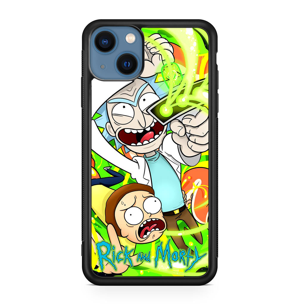 Rick And Morty Shoot Portal Gun iPhone 13 / 13 mini Case