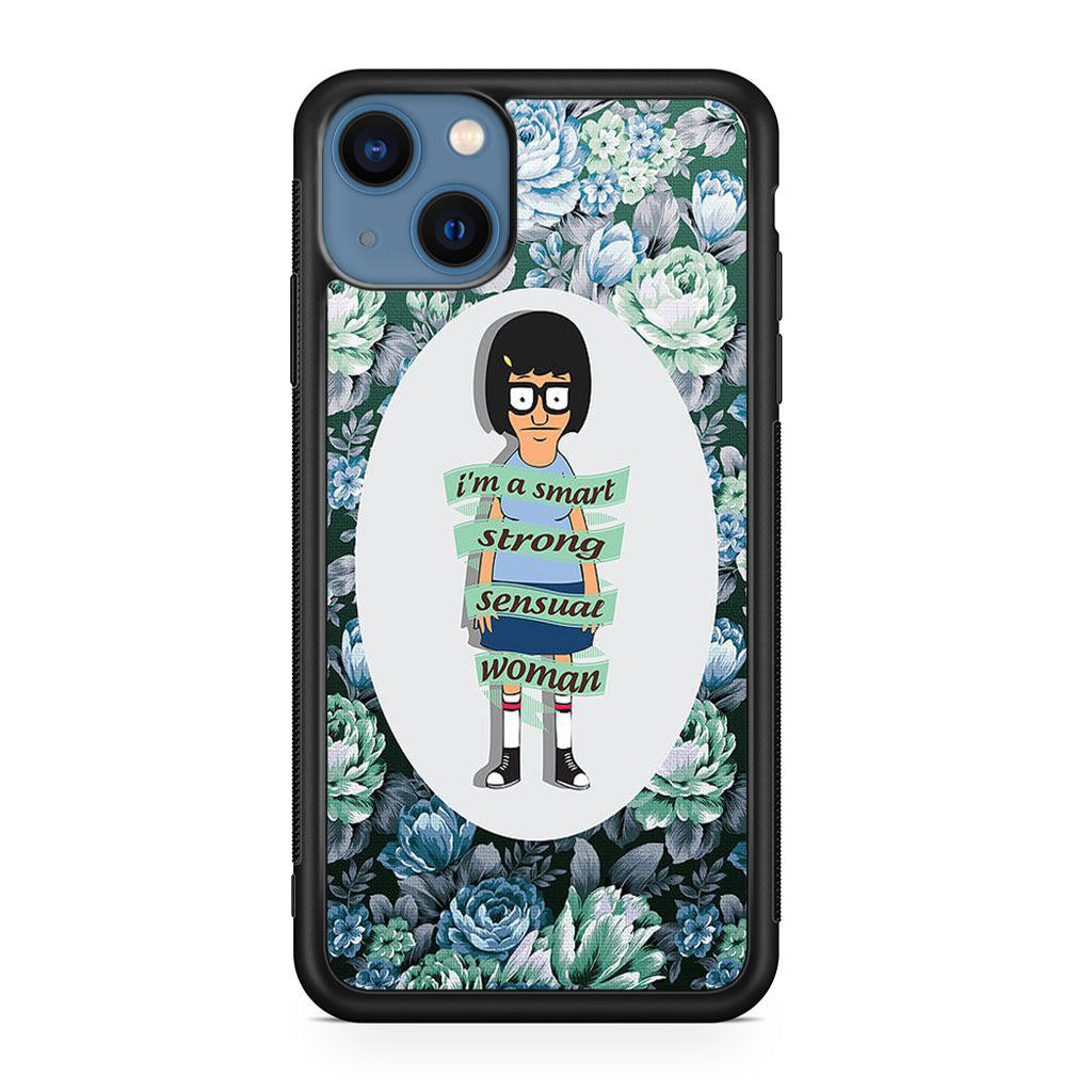 Tina Belcher Flower Woman Quotes iPhone 13 / 13 mini Case