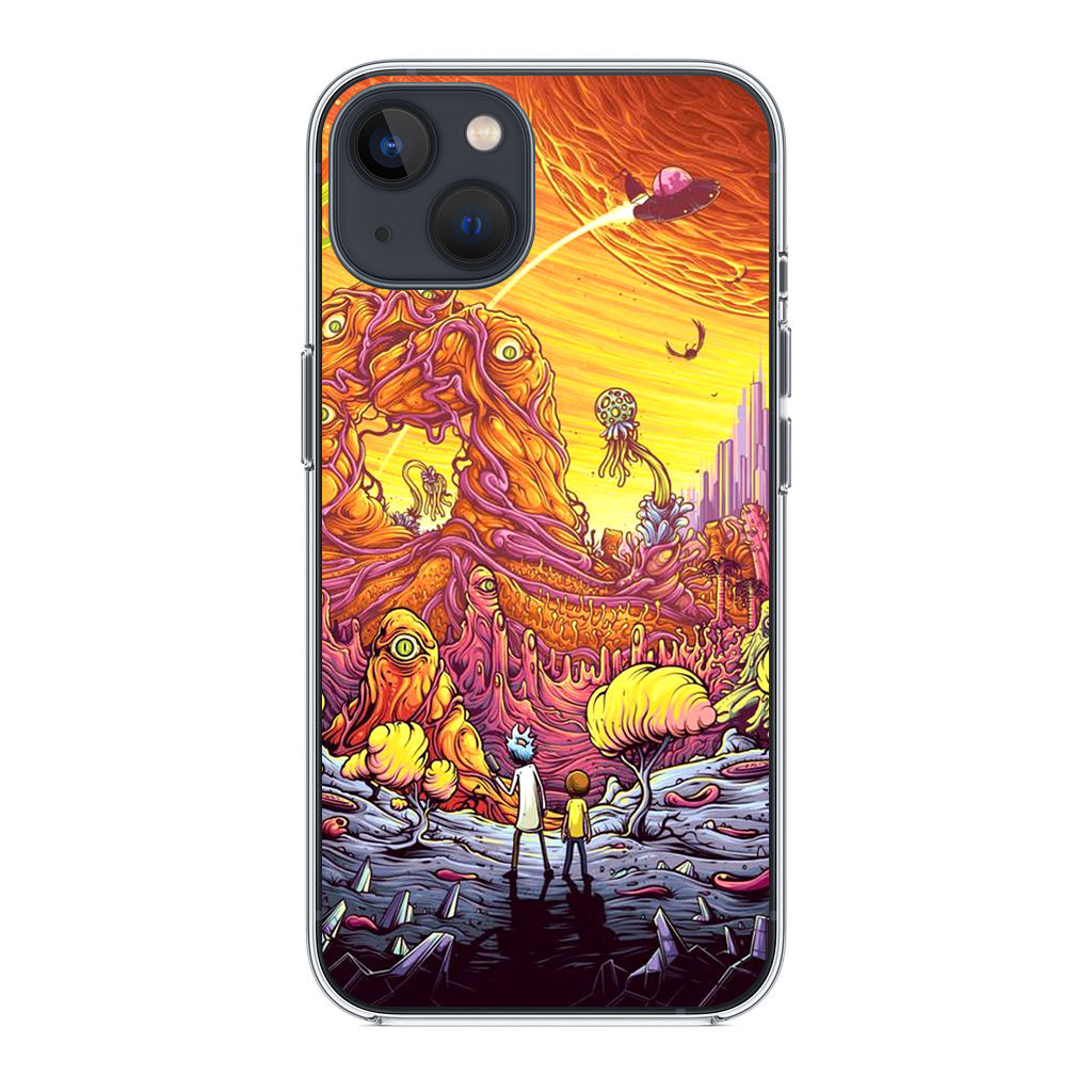 Rick And Morty Alien Planet iPhone 13 / 13 mini Case