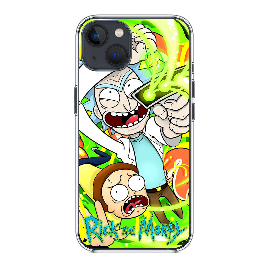 Rick And Morty Shoot Portal Gun iPhone 13 / 13 mini Case
