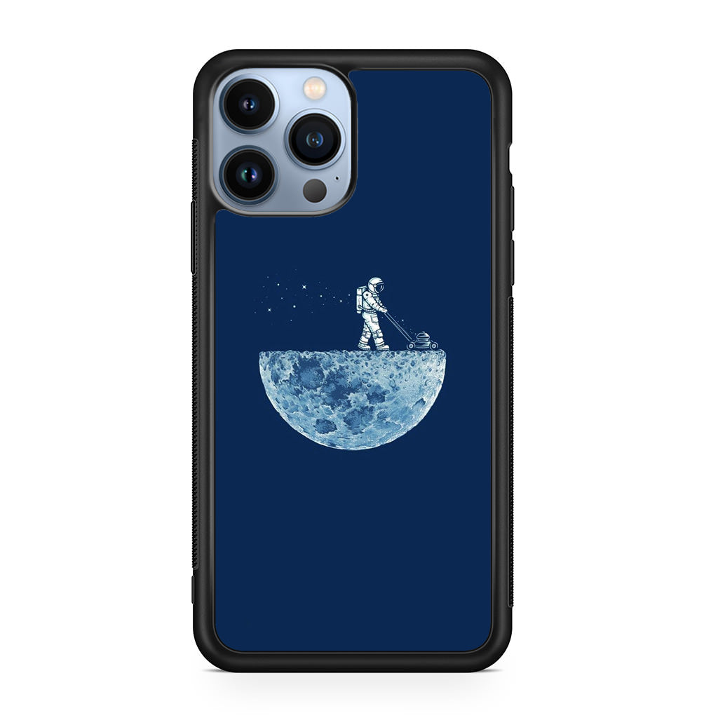 Astronaut Mowing The Moon iPhone 13 Pro / 13 Pro Max Case