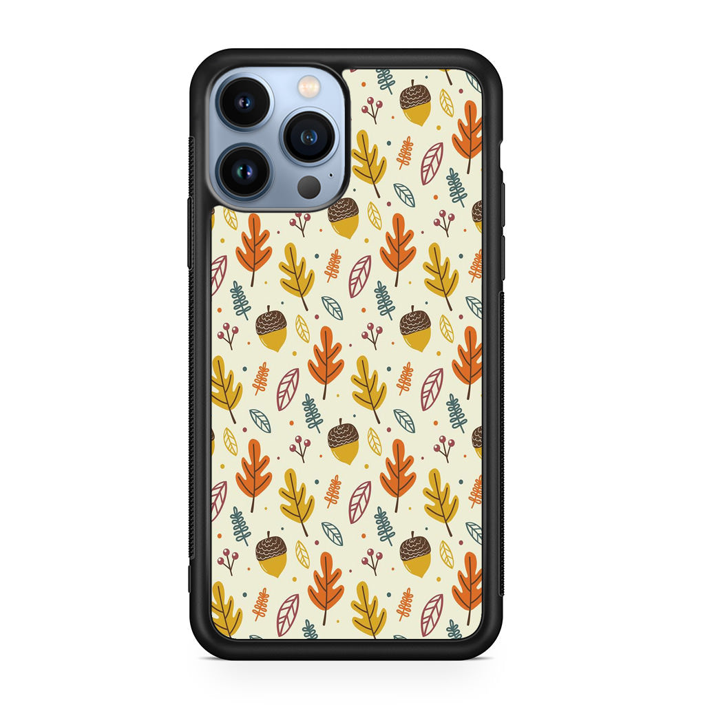 Autumn Things Pattern iPhone 13 Pro / 13 Pro Max Case
