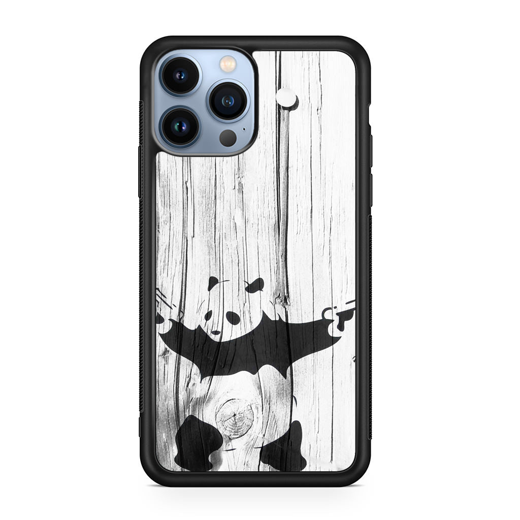 Banksy Graffiti Panda iPhone 13 Pro / 13 Pro Max Case