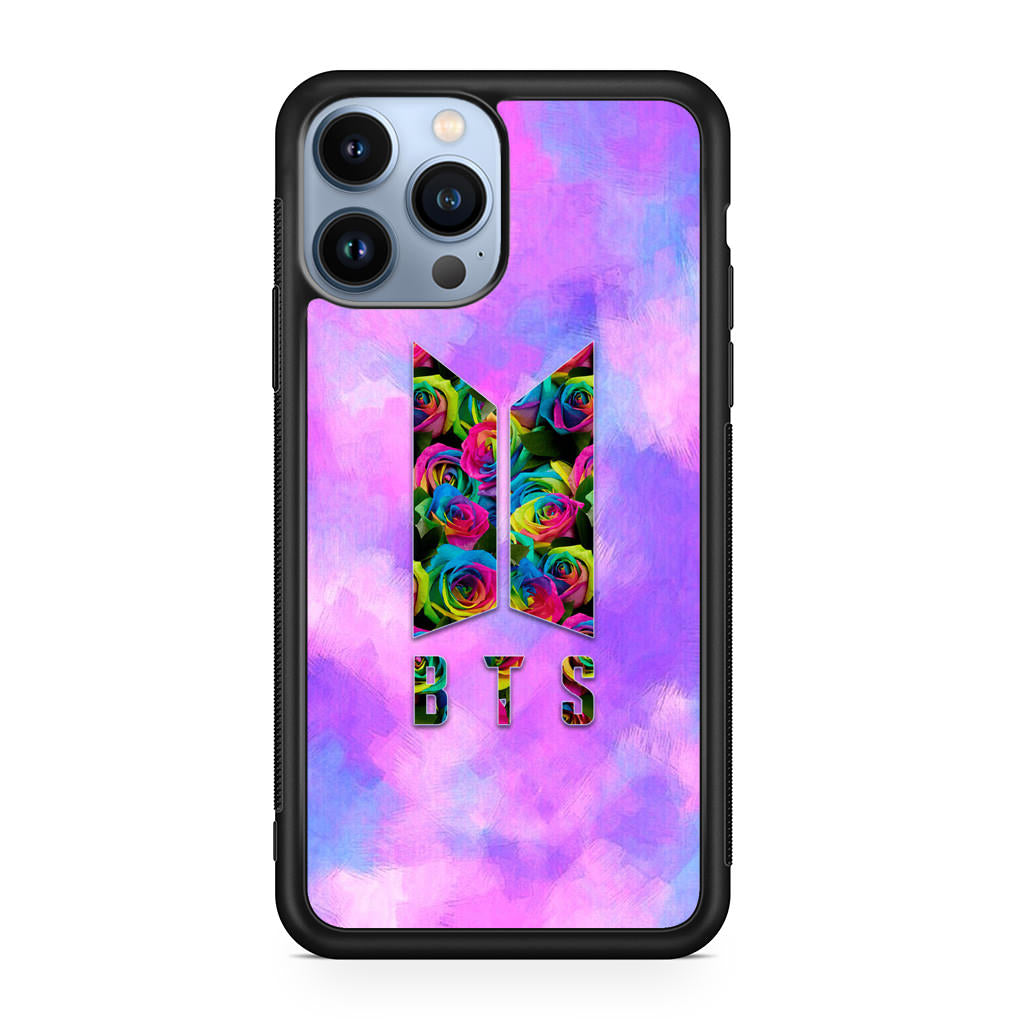 BTS Flower Logo iPhone 13 Pro / 13 Pro Max Case