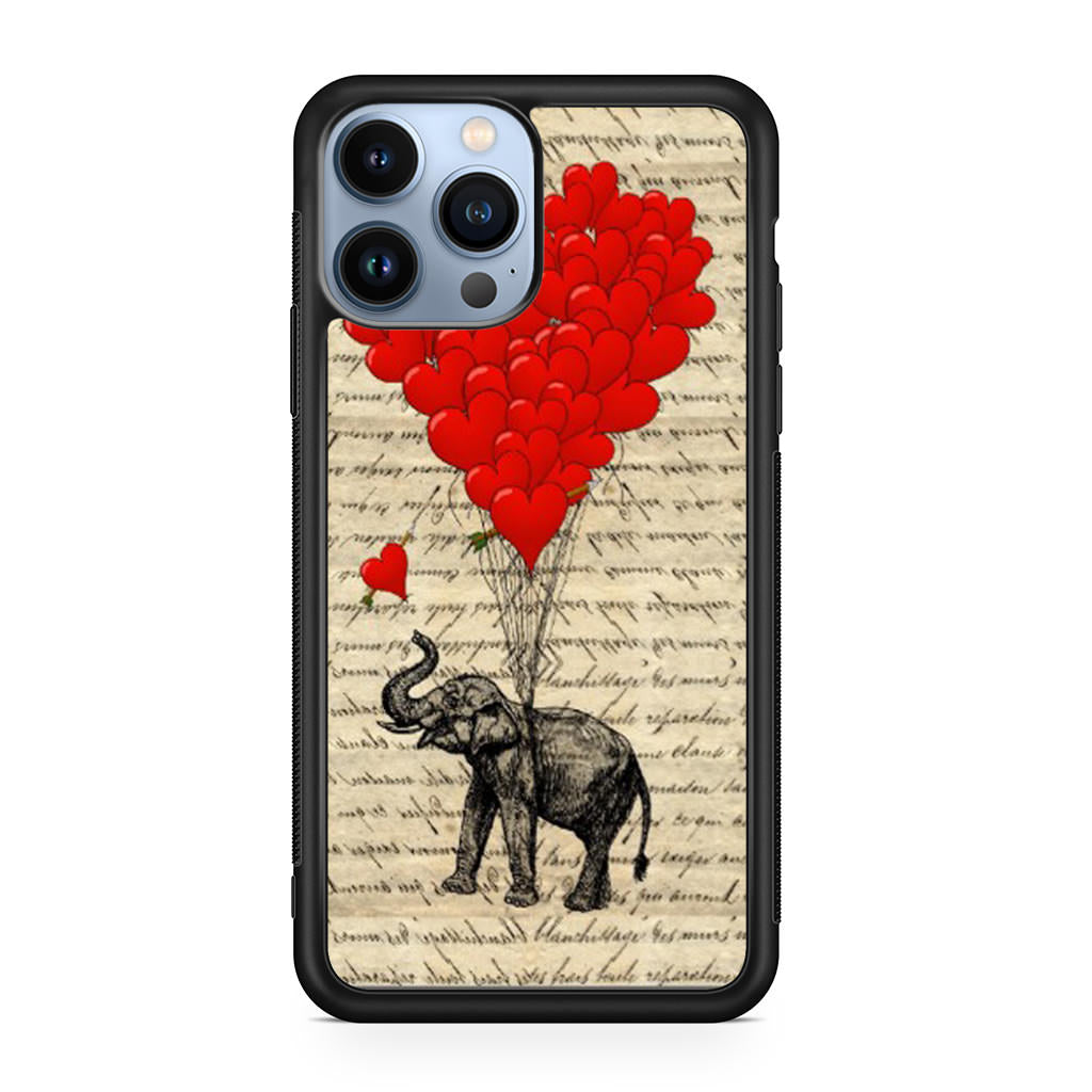 Elephant And Heart iPhone 13 Pro / 13 Pro Max Case