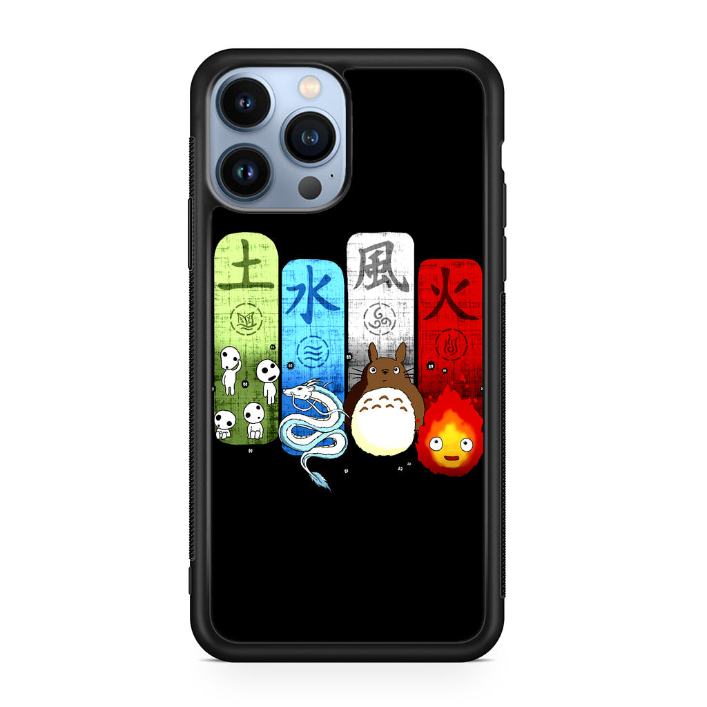 Ghibli Elemental Charms iPhone 13 Pro / 13 Pro Max Case