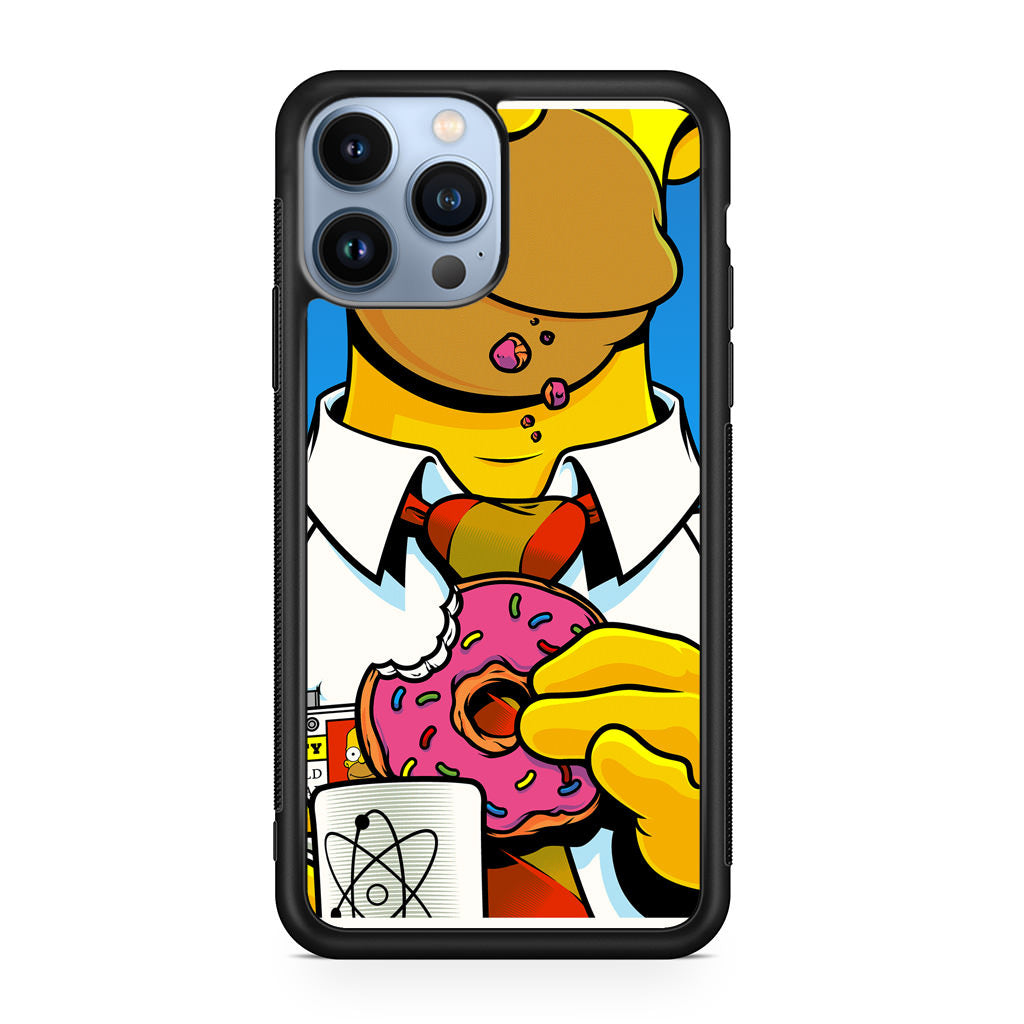 Homer Eats Donut iPhone 13 Pro / 13 Pro Max Case
