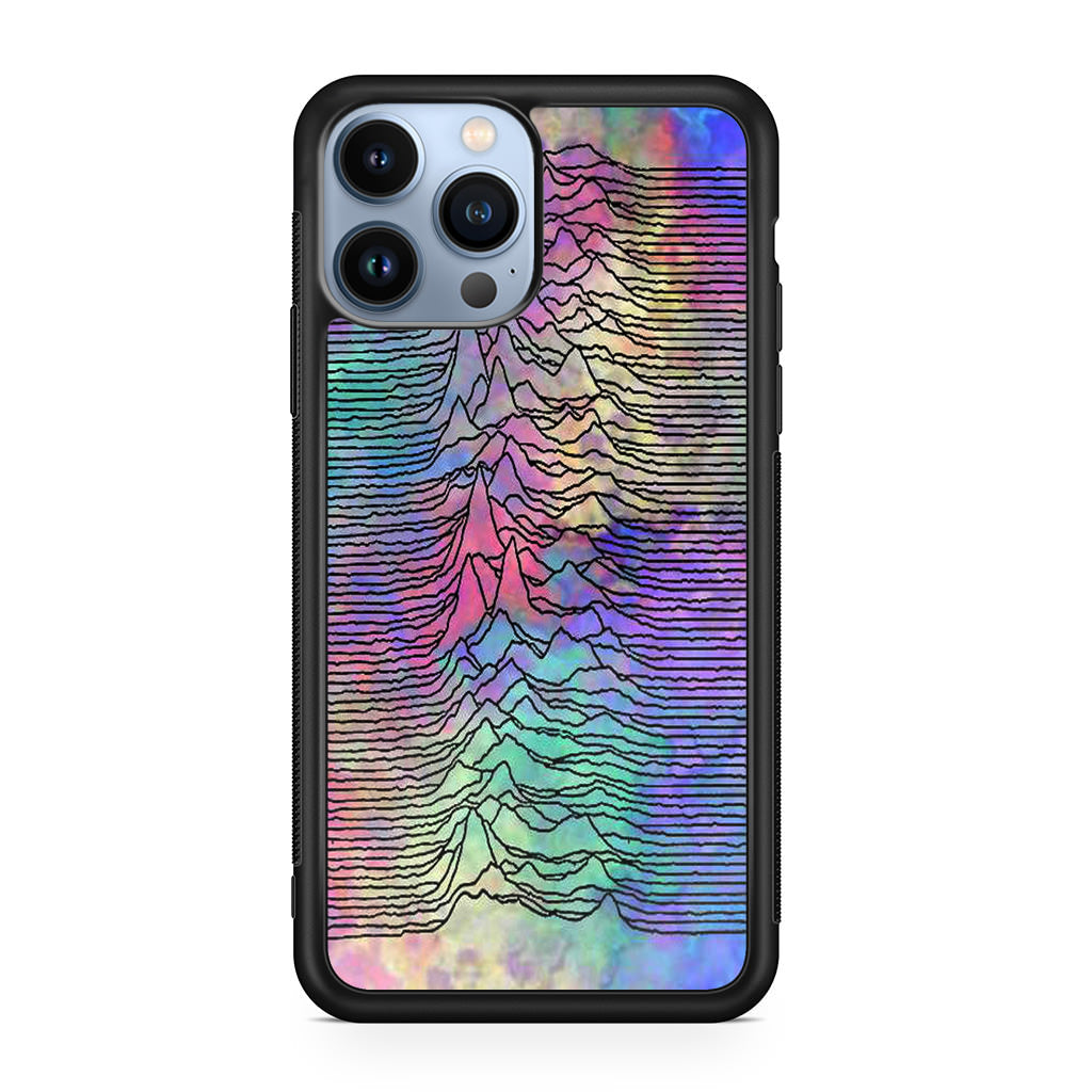 Joy Division Unknown Pleasures Colorful iPhone 13 Pro / 13 Pro Max Case