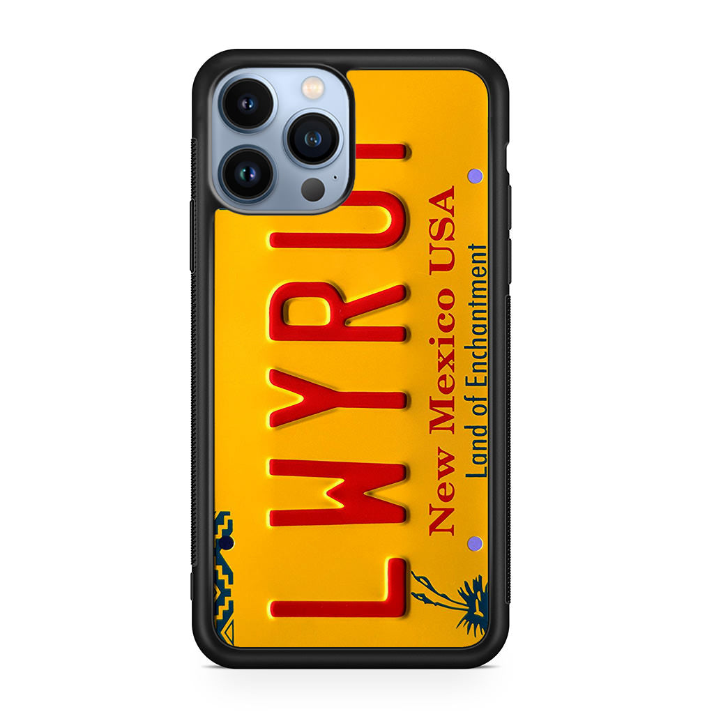 LWYRUP License Plate iPhone 13 Pro / 13 Pro Max Case