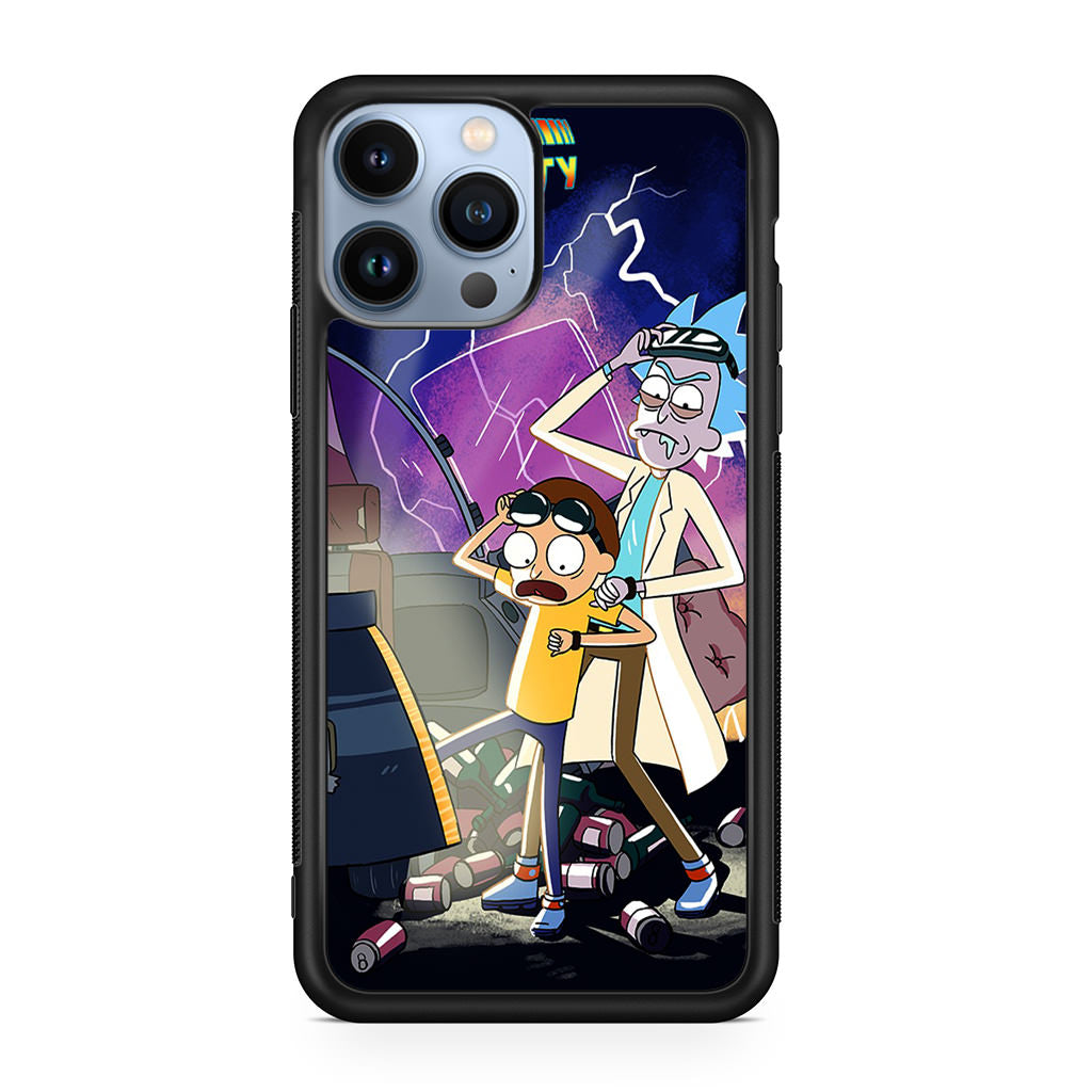 Rick And Morty Back To The Future iPhone 13 Pro / 13 Pro Max Case