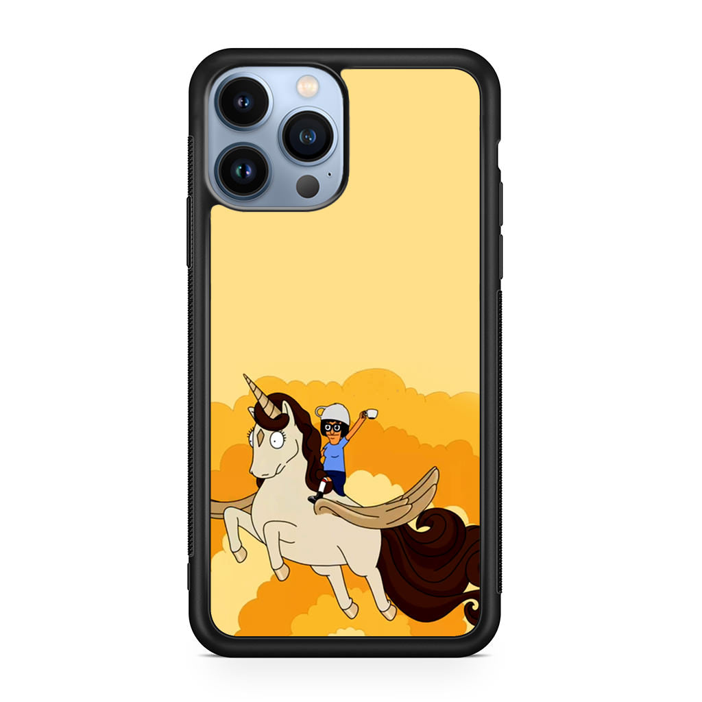 Tina Belcher And Unicorn iPhone 13 Pro / 13 Pro Max Case