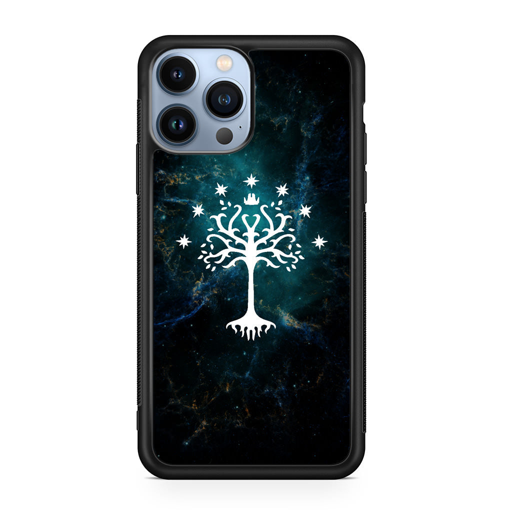 White Tree Of Gondor In Space Nebula iPhone 13 Pro / 13 Pro Max Case