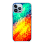 Abstract Multicolor Cubism Painting iPhone 13 Pro / 13 Pro Max Case