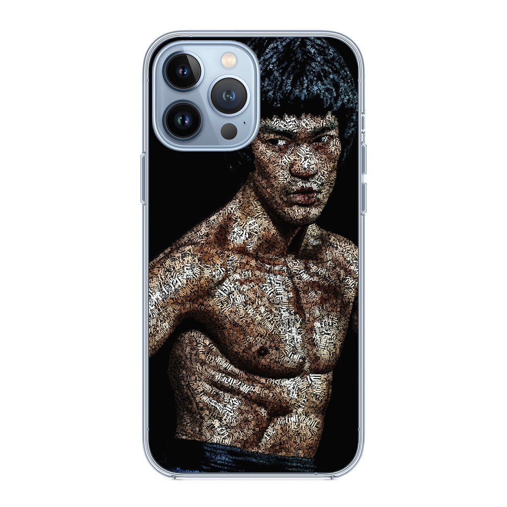 Bruce Lee Typograph iPhone 13 Pro / 13 Pro Max Case