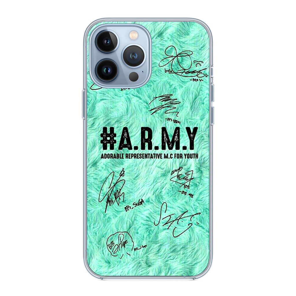 BTS Army Signature iPhone 13 Pro / 13 Pro Max Case