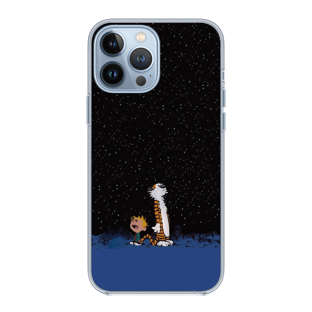 Calvin and Hobbes Space iPhone 13 Pro / 13 Pro Max Case