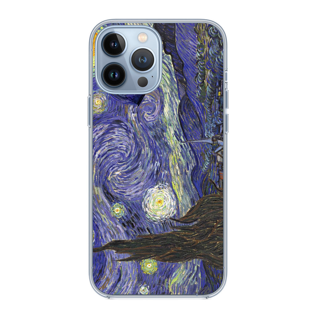 Dr Who Tardis In Van Gogh Starry Night iPhone 13 Pro / 13 Pro Max Case