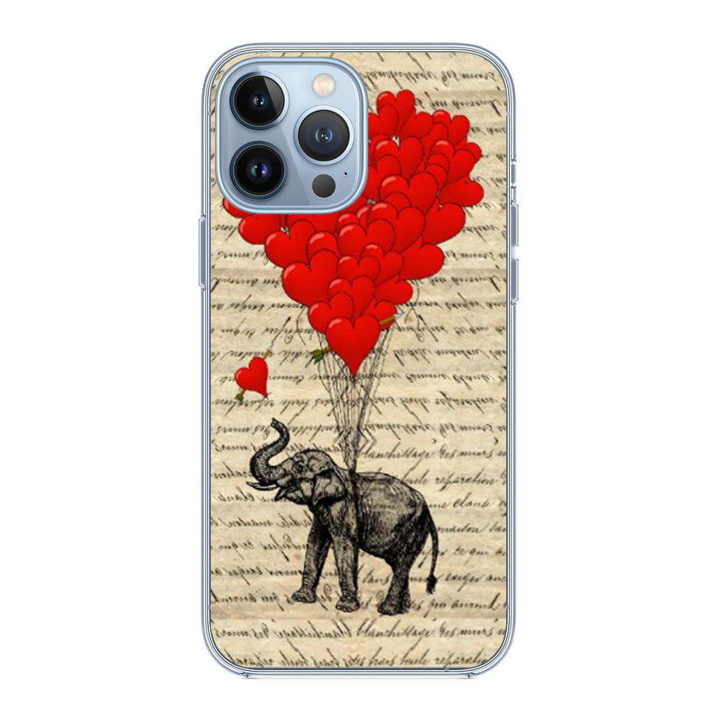 Elephant And Heart iPhone 13 Pro / 13 Pro Max Case