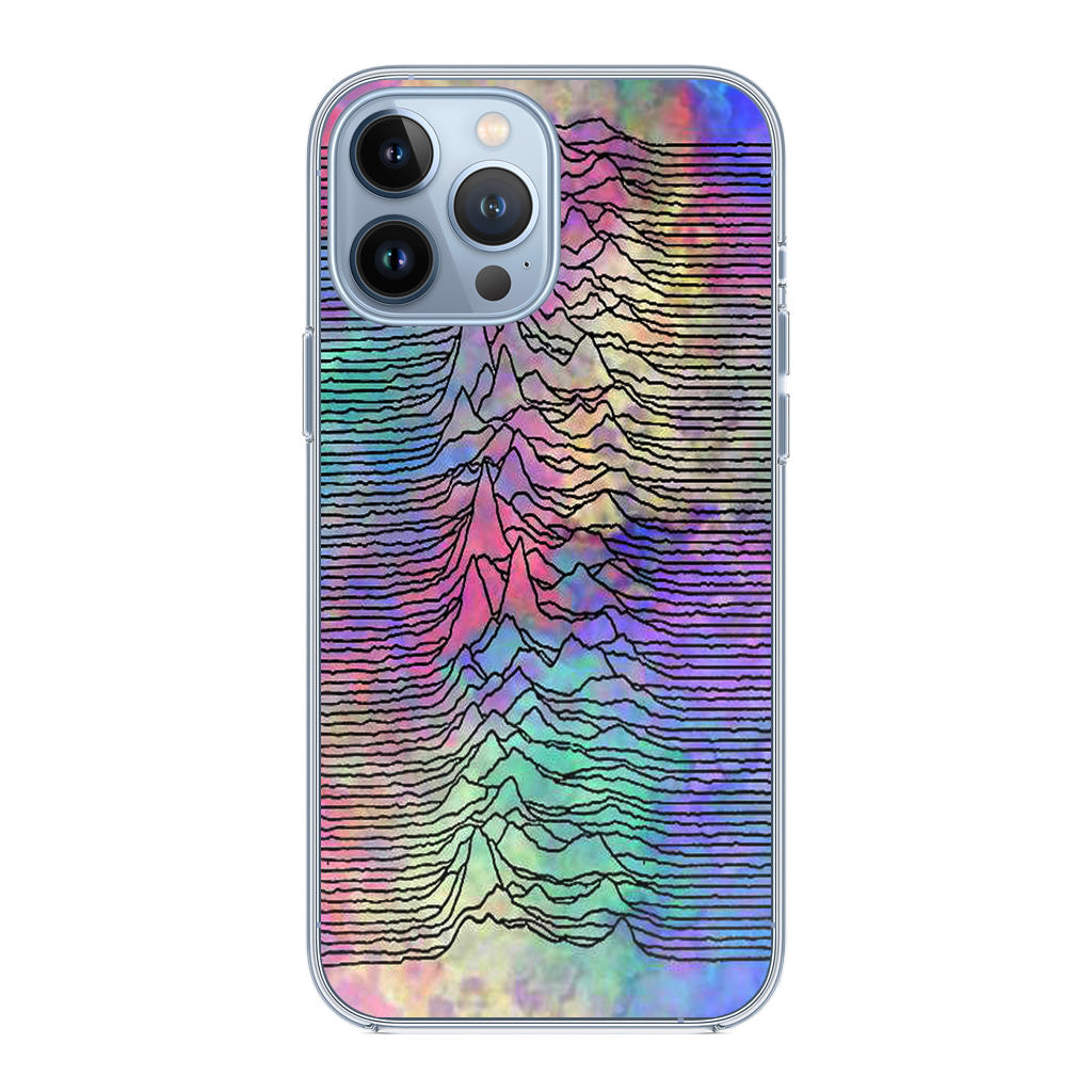 Joy Division Unknown Pleasures Colorful iPhone 13 Pro / 13 Pro Max Case