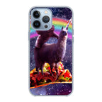 LLama And Sloth On Space iPhone 13 Pro / 13 Pro Max Case