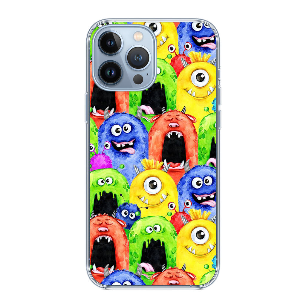Monster Watercolor Art iPhone 13 Pro / 13 Pro Max Case