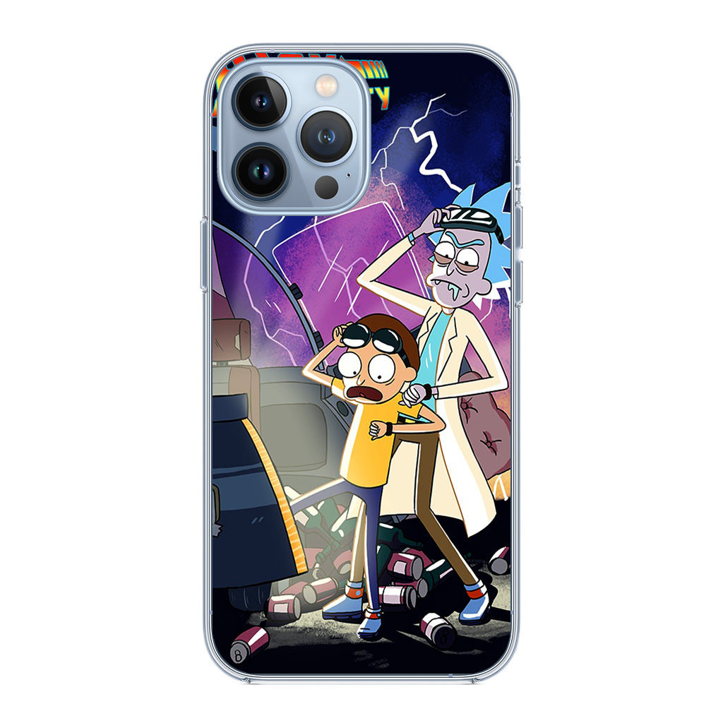 Rick And Morty Back To The Future iPhone 13 Pro / 13 Pro Max Case
