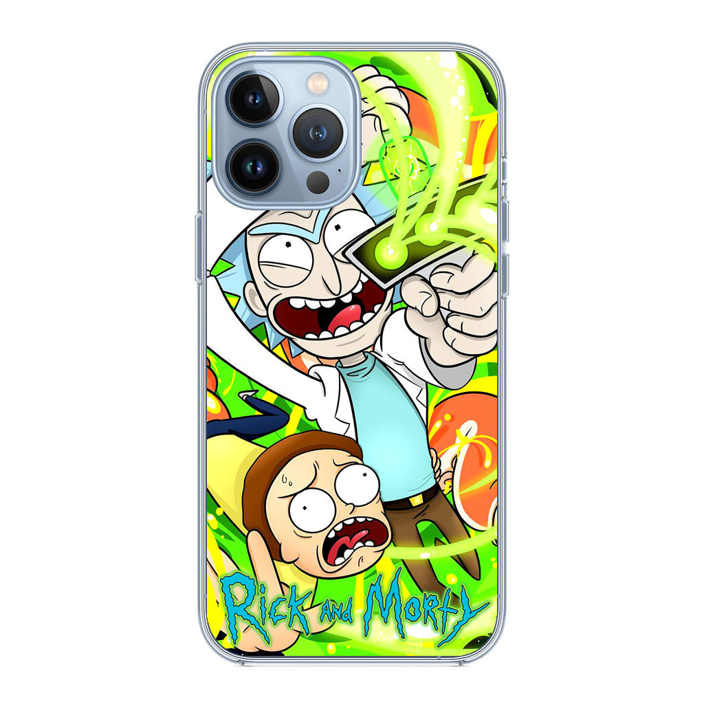 Rick And Morty Shoot Portal Gun iPhone 13 Pro / 13 Pro Max Case